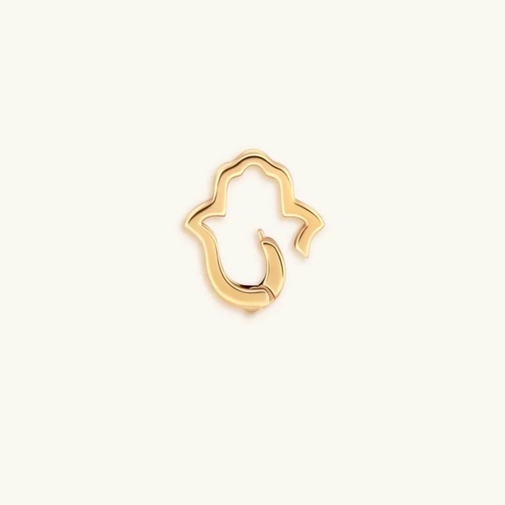 KARMA AND LUCK Loyal Link - Gold Hamsa Lock - Picture 3 of 5